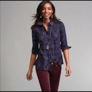 Cabi Moody Check Shirt #3431, Medium